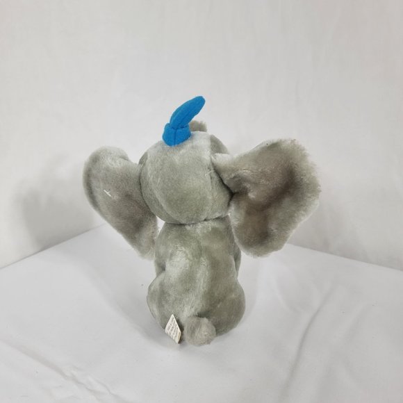 Vintage Disneyland Walt Disney World Dumbo Elephant 8" Plush Stuffed Animal Toy - Picture 4 of 9